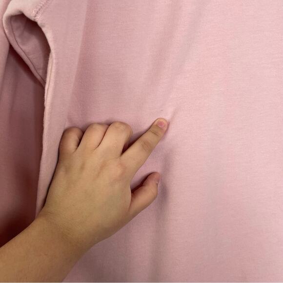 Wildfox pink tunic graphic pullover sweater shirt "Coffee & Sunshine" size XL - Picture 5 of 11